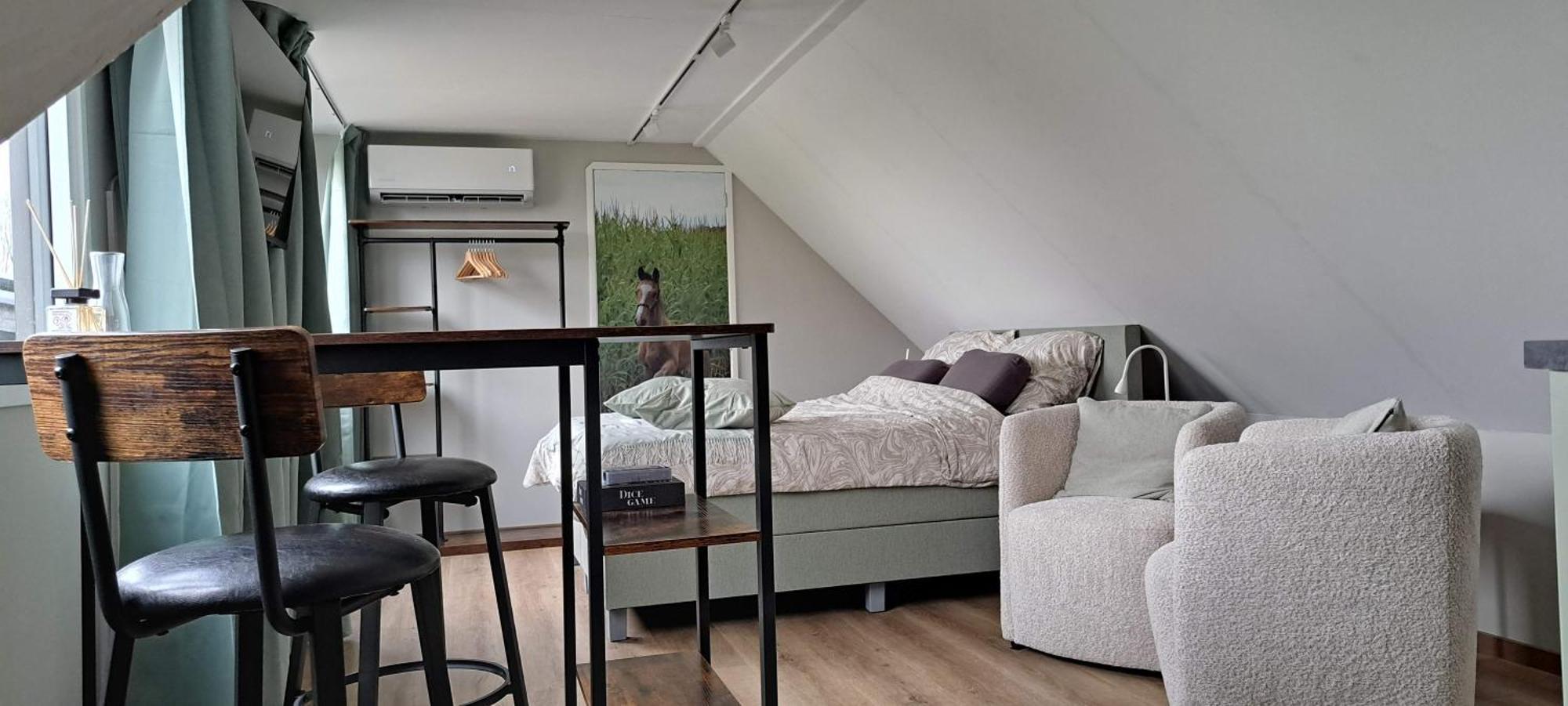 B&B De Blauwe Melkbus Harskamp Eksteriør billede